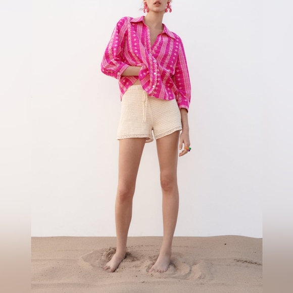 NWT Zara Limited Edition EMBROIDERY SHIRT - Picture 3 of 11